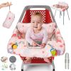 Picture of PILLANI Shopping Cart Cover for Baby, High Chair Cover for Restaurant Seat - Grocery Cart Cover for Baby Girl and Boy, Comfortable Cotton Buggy Covers for Babies - Padded Toddler Shopping Cart Cover