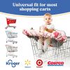 Picture of PILLANI Shopping Cart Cover for Baby, High Chair Cover for Restaurant Seat - Grocery Cart Cover for Baby Girl and Boy, Comfortable Cotton Buggy Covers for Babies - Padded Toddler Shopping Cart Cover