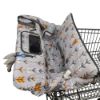 Picture of Shopping Cart Cover for Baby, High Chair Cover for Boy Girl, Infant Grocery Cart Cushion with Removable seat Positioner and Cellphone Holder