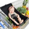 Picture of Binxy Baby Shopping Cart Hammock - Infant Seat for Grocery Carts - Holds Car Seats Securely - Compatible with Select 4-Seater Wagons (20-24 Wide) - Supports Up to 50 lbs - Black