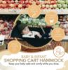 Picture of Binxy Baby Shopping Cart Hammock - Infant Seat for Grocery Carts - Holds Car Seats Securely - Compatible with Select 4-Seater Wagons (20-24 Wide) - Supports Up to 50 lbs - Black