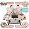 Picture of Shopping Cart Cover for Baby 2 in 1 High Chair Covers for Restaurant Comfortable Grocery Cart Seat Covers for Infant, Toddler Universal Suitable for Most Shopping Carts Machine Washable, Dinosaur