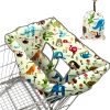 Picture of Shopping Cart Cover for Baby, High Chair Cover, Cart Cover for Babies, Kids& Toddlers, Portable 2-in-1 Design, Includes Free Carry Bag for Market and Resturant Use(Cute Zoo)