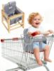 Picture of Sprouterie Shopping Cart Cover for Baby Girl and Boy, High Chair Cover for Restaurant, Padded Grocery Cart Seat Cover & Swing Insert for Infant & Toddler, Durable Machine Washable (Dark Grey)