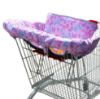 Picture of Gowraps 2-in-1 Shopping Cart and High Chair Cover-Grocery Cart Cover for Babies Toddlers Infants Resturant Highchair Cover-Padded Folds to Portable Pouch for Baby Boy Girl (Butterfly)