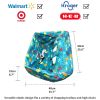 Picture of Pozico Baby Shopping Cart Cover & High Chair Cover - Machine Washable, Grocery Cart Cover with Portable Cloth Bag Included, Underwater World Blue Design