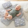 Picture of Baby Portable Changing Pad Travel - Waterproof Compact Diaper Changing Mat with Built-in Pillow - Lightweight & Foldable Changing Station, Newborn Shower Gifts