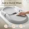 Picture of Mallify Wipe-Clean Changing Pad, Waterproof & Wipeable, Soft & Non-Slip Diaper Adjustable Safety Belt, Changing Pad for Dresser, Changing Table
