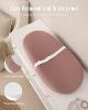 Picture of Blissful Diary Muslin Baby Changing Pad with Waterproof Lining Foam, Diaper Changing Table Pad with Cover for Dressers (Dusty Pink, Avocado)