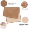 Picture of Konssy Faux Leather Baby Changing Mat, Waterproof, Wipeable & Portable Diaper Changing Pad for Travel or Home, Fits Perfectly in Diaper Bag, 30 x 17 inches (Brown,Beige)