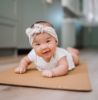 Picture of Ava + Oliver Vegan Leather Baby Changing Mat (16 X 30 in) - Multipurpose Wipeable and Portable Diaper Mat - Foldable for Travel (Tan)