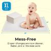 Picture of Peekapoo X-Large (30"x18") Disposable Changing Pads for Baby - Portable Changing Pad Liners for Mess Free Travel, Ultra Absorbent, Waterproof and Super Soft, 50 Count