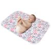Picture of Baby Diaper Changing Pad, 21 5/8" x 31.5" Waterproof Changing Pad Liners - Reusable Soft and Absorbent Portable Changing Mat(Flower1PCS)
