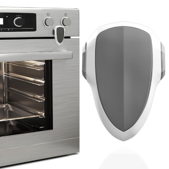 Picture of BABY PROOF ME Oven Lock Child Safety, 1 Pack, Oven Door Lock Child Safety, Oven Baby Proofing, Heat-Resistant, Durable & Easy to Install Oven Safety Locks for Toddlers, Baby Proof Oven (White)