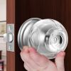 Picture of Clear Door Knob Safety Cover for Kids, 4 Pack Child Proof Door Knob Covers Fit More Color Knob Baby Proof Door Knob Covers Toddler Door Knob Cover Child Safety Door Knob Cover 2.7 X 2.3 Inches