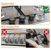 Picture of TWQA 5-Pack Stove Knob Safety Covers,Upgraded Press Gas Stove Knob Locks,Durable Design Childproof Knob Locks for Babies and Pets, Sticky and Easy to Install,Transparent