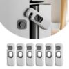 Picture of 6 Pack Child Proof Refrigerator Locks, Fridge Locks for Kids Safety, Freezer Door Latches with Sticky 3M Adhesives for Toddlers and Baby, Ideal for Upright Freezer, Ovens, Cabinets Door