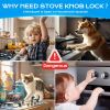 Picture of Stove Knob Safety Covers for Child, Gas Stove Knob Locks (5 Pack)