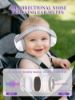 Picture of Baby Headphones for Noise, 2-in-1 Baby Ear Muffs Noise Protection for Ages 0-48 Months with Adjustable Headband Infant, Baby Hearing Protection Earmuffs for Outdoor, Sleep, Airplane & Music Festivals