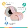 Picture of Nuby Soft Sounds - Adjustable Baby Earmuffs for Protection Against Loud Noises, Ideal for Air Shows, Fireworks, In-Flight Travel, and More! Pink Only.