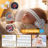 Picture of Orzbow 2-in-1 Baby Ear Muffs Noise Protection, Noise Cancelling Headphones for Babies up to 48 Months, Adjustable Infant Ear Protection with Non-Slip Band for Airplane Travel Sleep, White