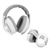 Picture of PLANTURECO 2-in-1 Adjustable Baby & Toddler Noise Cancelling Headphones - Ear Muffs for Kids 1-3 for Airplane Travel, Infant Ear Protection (0-48 Months) (White)