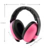 Picture of Alitamei Baby Ear Protection Noise Cancelling Headphones for Kids Noise Reduction Hearing Protection Earmuffs for 0-3 Years Babies, Toddlers, Infant (Redrose)