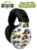 Picture of ZIPZ Baby & Toddler Earmuffs - ANSI-Certified Noise Protection, Audiologist-Recommended, Interchangeable Shells (0-4 Yrs) - Cars/Trucks
