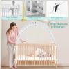 Picture of Crib Tent - Crib Net to Keep Baby in, Stop Baby from Climbing Out of Crib, Pop Up Crib Tent with Durable Breathable Net Double Zipper Strong Rods Installation Convenience