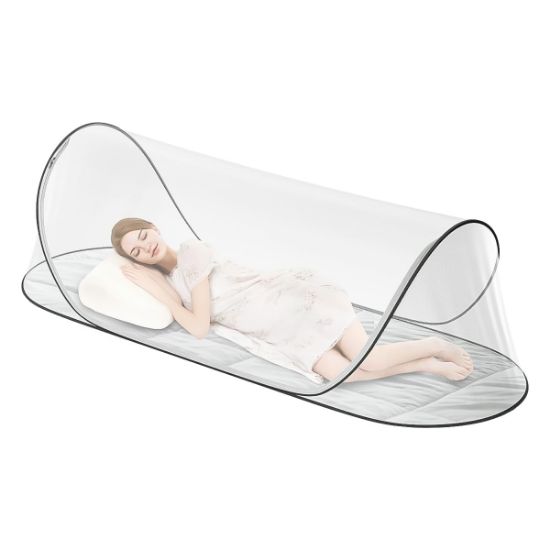 Picture of 78 * 31 * 22Large Pop-Up Mosquito Net, Lightweight, Breathable, and Soft Convenient Mesh Tent,Foldable and Durable,Mosquito Net for Bed,Apply to Outdoor Athletes, Camping, Beach,Starlit Sky of Night.