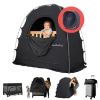 Picture of SlumberPod with Fan The Original Blackout Sleep Tent Travel Essential for Baby and Toddlers, Mini Crib and Pack n Play Cover, Sleep Pod with Monitor Pouch and Fan Pouch, Blocks 95%+ Light, Black