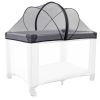 Picture of BEBONO Mosquito Net for Pack N Play, Keep Cats Out, Netting Cover with 2-Way Zipper for Playpen, Foldable with Storage Bag, Black