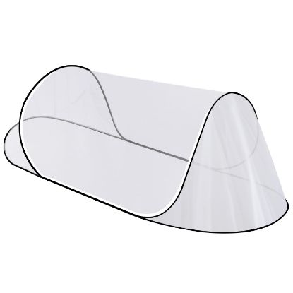 Picture of 77 * 30 * 23 Inch Large Pop Up Mosquito Net, Portable Foldable Mesh Tent, Breathable Lightweight Mosquito Net Tent for Bed Camping Travel Patio