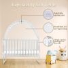 Picture of Crib Tent to Keep Baby from Climbing Out, Crib Net to Keep Baby in - Mesh Climbing Prevention, Pop Up Tent with Two-Way Self-Locking Metal Zipper (White, Large)