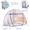 Picture of Portable Pop-Up Mosquito Net Tent for Bed Baby Adults Trip, L79 x W71 x H59 inch Large Folding Mosquito Netting with Net Bottom, 2 Entries, Suit for Twin to King Size Bed