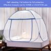 Picture of Portable Pop-Up Mosquito Net Tent for Bed Baby Adults Trip, L79 x W71 x H59 inch Large Folding Mosquito Netting with Net Bottom, 2 Entries, Suit for Twin to King Size Bed