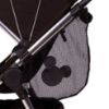 Picture of J.L. Childress Disney Baby Side Sling Stroller Cargo Net - Stroller Organizer Attachment for Storage, Mesh Bag for Baby Accessories, Universal Fit - Mickey, Black