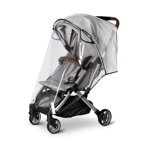 Picture of Bemece Stroller Rain Cover, Universal Stroller - Waterproof Windproof Travel Weather Shield Thick & Durable Protect from Dust and Snow with Breathable Ventilation Mesh Clear Visibility