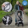 Picture of Bemece Stroller Rain Cover, Universal Stroller - Waterproof Windproof Travel Weather Shield Thick & Durable Protect from Dust and Snow with Breathable Ventilation Mesh Clear Visibility
