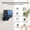 Picture of Funstorm 2025 Upgraded Security Camera, 4K HD Mini Nanny Cam for Home with Night Vision, WiFi Indoor Camera, 100 Days Long Battery Life, Motion Detection, Remote Viewing, Wireless Surveillance Cam
