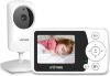 Picture of VTimes Baby Monitor with Camera and Audio, Video Baby Monitor No WiFi Night Vision 2.4" LCD Screen Portable Baby Camera Monitor Alarm Lullaby Temperature Sensor and 1000ft, Ideal for Baby/Elderly/Pet