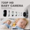 Picture of Kidsneed Baby Monitor with Camera and Audio - 5 inch 720P Video Baby Monitor, No WiFi, 48H Battery Life, Night Vision, Two Way Talk, Remote Pan Tilt Zoom, Thermal Monitor1000 ft Range 530