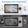 Picture of VTech VM901 Smart WiFi Baby Monitor with 1080p FHD Camera and 5" HD IPS Display, Free App, Remote Pan Tilt Zoom, Night Vision, Motion Detection Alerts