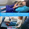 Picture of COZYBONDER Toddler Airplane Bed, Kids Airplane Seat Extender Travel Bed, Kids Airplane Travel Essentials, Airplane Must Have for Toddlers, Portable Plane Foot Rest for Flights
