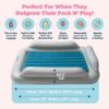 Picture of SlumberPod SlumberTot Inflatable Toddler Travel Bed - Portable Kids Air Mattress with Safety Bumpers - Perfectly Sized Ideal for Travel or Home Use - Includes Electric Pump