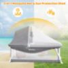 Picture of Ezebaby Portable Travel Bassinet for Baby 0-5 Months, Foldable Newborn Bassinet Baby Bed Infant Crib with Padded Mattress, Canopy, Mosquito Net, Carrying Bag