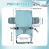 Picture of Toddler Airplane Bed, 1-12 Months Old Baby Travel Essentials for Flying, Portable Baby Airplane Bed for Flight, Suitable for Airplanes