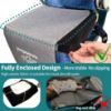 Picture of NNOODUST Toddler Airplane Bed for Toddler with Tray Cover Can Turn into Bag, Toddler Airplane Seat Extender for Kids, Baby Airplane Bed Baby Travel Essentials for Flying, Toddler Travel Bed