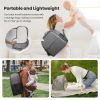 Picture of Portable Baby Bassinet- Travel Bassinet for Newborn and Infant, Suitable for Indoor & Outdoor Carry, Lightweight Foldable Washable, Portable Bassinet for Baby Travel, Portable Travel Bassinet, Grey