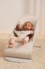 Picture of BabyBjrn Bouncer Balance Soft, Light Beige, Woven/Jersey, Tri-Fabric | 2-in-1 Adjustable Baby Bouncer Seat and Toddler Chair, Newborn to Toddler (8-29 lbs), 4 Positions, Lightweight & Portable